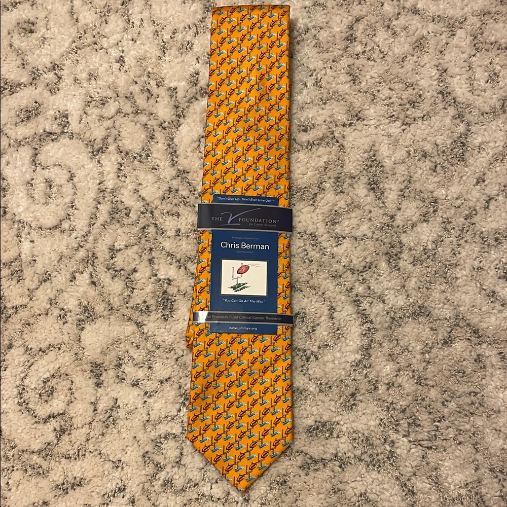 The V Foundation Football Tie 🏈